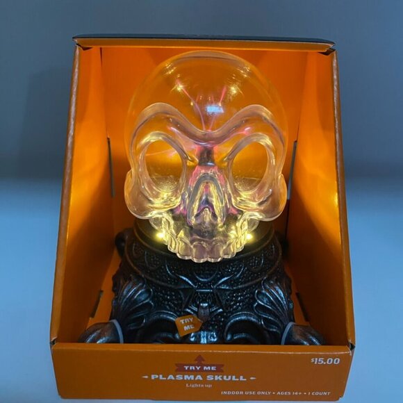 Target 6.5" Halloween Plastic Animated Plasma Skull Hyde & EEK! Boutique™ Decor - Picture 9 of 11